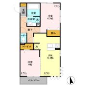 ヴィラ柴田中居の間取り画像