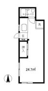 コーポかじかわの間取り画像