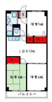 702泉ヶ丘の間取り画像