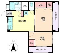 桜井マンションの間取り画像