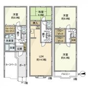 大久保戸建の間取り画像