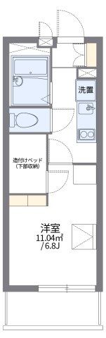 レオパレスサニーハイツの間取り画像