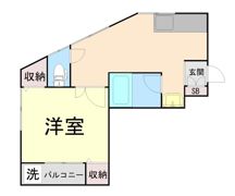 倉石ハイツの間取り画像