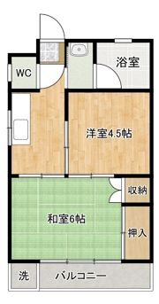 まことハイツの間取り画像