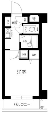 シンシア東高円寺の間取り画像