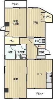 ファミール香桶の間取り画像