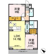(仮称)D-ROOM駿河区下川原WH 108の間取り画像