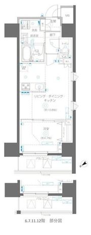 アルファレジデンシア南千住の間取り画像