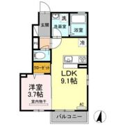セントレ富沢Ⅱの間取り画像