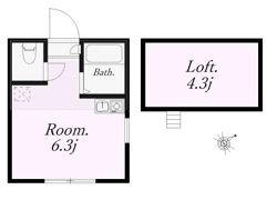 ユナイト星川メリフィールドの間取り画像