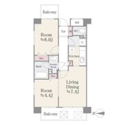 フレスコ川崎の間取り画像