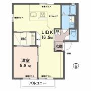 エントピア西原 A棟の間取り画像