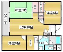 RJR与野の間取り画像