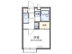 レオパレスKAZUの間取り画像