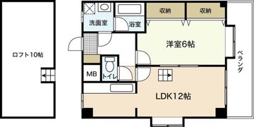 タウン楠木の間取り画像