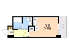 ロマネスク渡辺通第2の間取り画像
