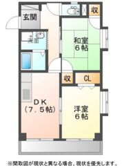 ゲートアキの間取り画像