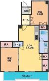 OS・SKYマンション小幡の間取り画像