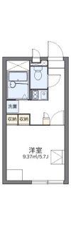 レオパレスパラディの間取り画像