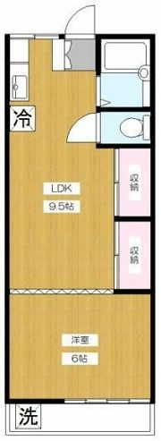 ハウス横倉の間取り画像