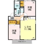 シャンブル B棟の間取り画像