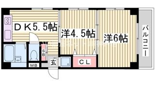 パレルミエール神戸の間取り画像