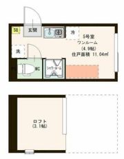ハーモニーテラス砧の間取り画像