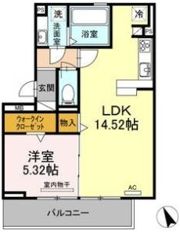 アテスエ東山の間取り画像