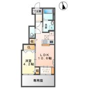 ソランジュの間取り画像