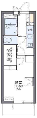 レオパレス田井町の間取り画像