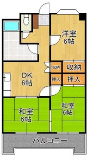Solana足原の間取り画像