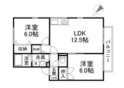 ジュネス北六甲Ⅱの間取り画像