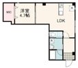 クロエ石田の間取り画像