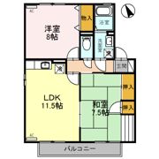 ルーミーハイツの間取り画像