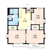 ヒルズ藤塚 Cの間取り画像