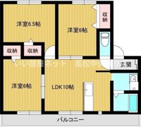 エスポワール飯野中央の間取り画像