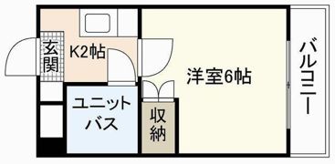 第六若宮ビルの間取り画像