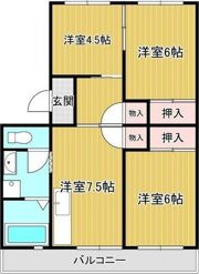 旭ハイツの間取り画像