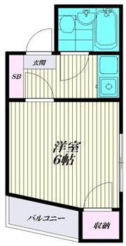 メゾン杉田の間取り画像