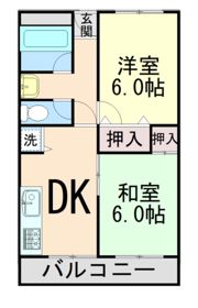 西芦屋グリーンハウスの間取り画像