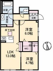 ルミエールⅡの間取り画像