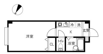 リジョイス若松の間取り画像