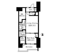 パークキューブ東品川の間取り画像