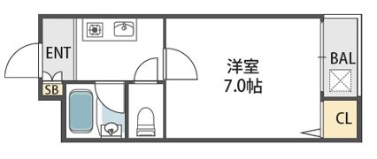 ジュンズ高見の間取り画像