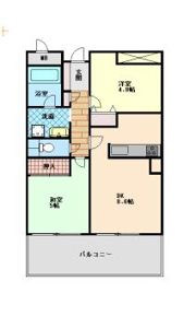 アプリーレ北青木の間取り画像