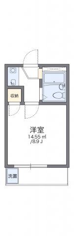 レオパレスサンクレール小戸の間取り画像