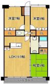 シャトレ大手町N棟の間取り画像