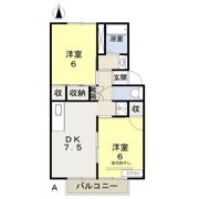 ステラマリス田中 Bの間取り画像