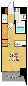 LEGEND鍛冶町の間取り画像