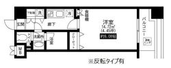 レジディア上野池之端の間取り画像